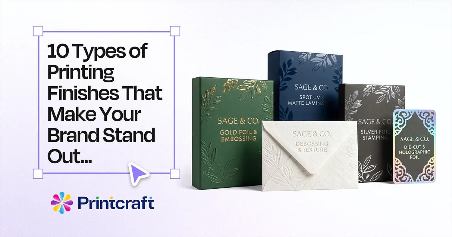 Featured image: 10 Types of Printing Finishes That Make Your Brand Stand Out