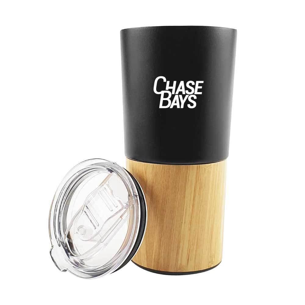 Travel Tumbler with Bamboo – image 1