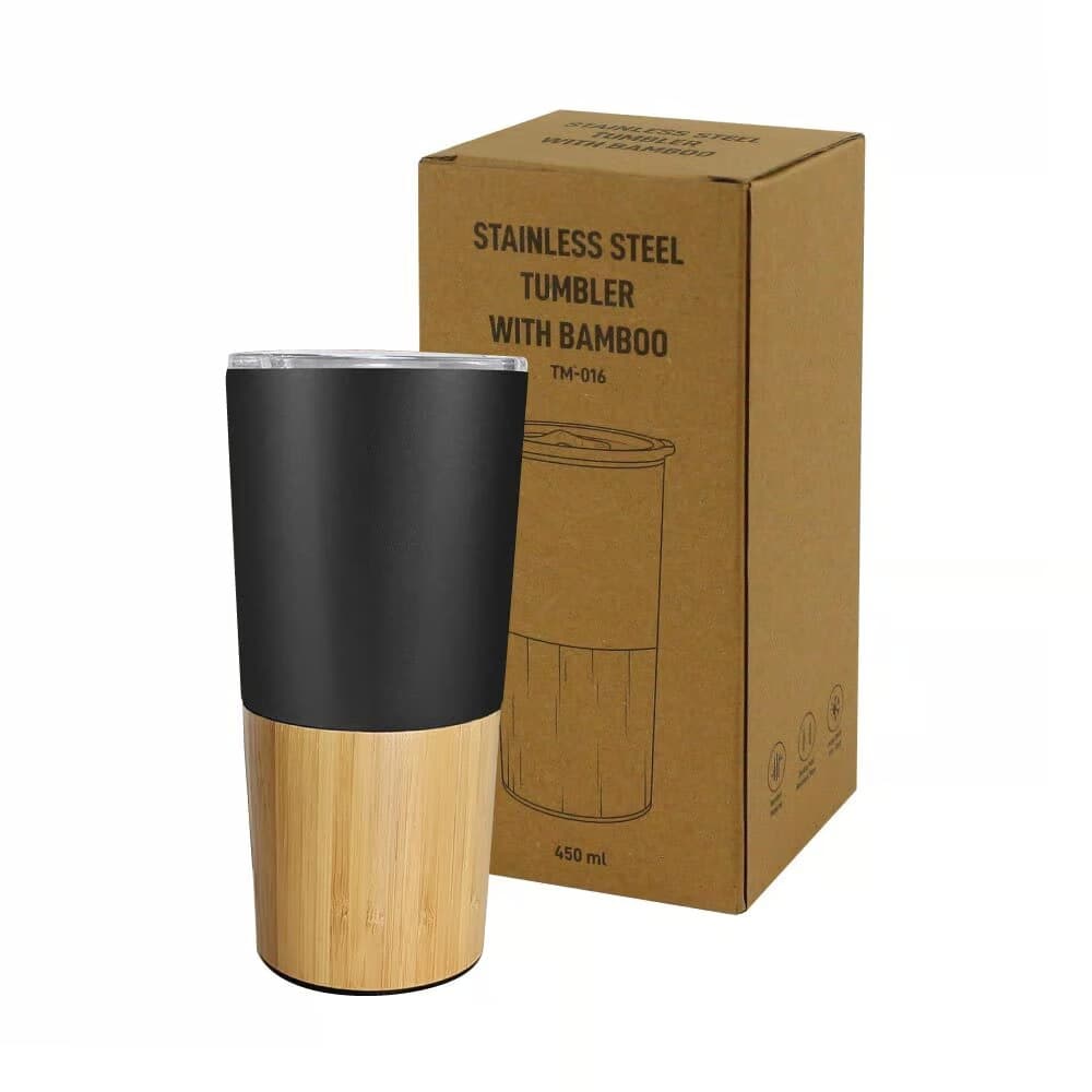 Travel Tumbler with Bamboo – image 3