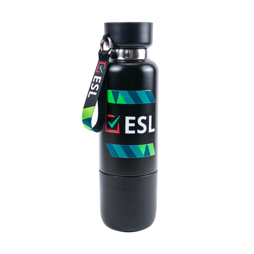 Multi-function SS Bottles, Double Wall, Base Cup, Lanyard – 500ml – image 2
