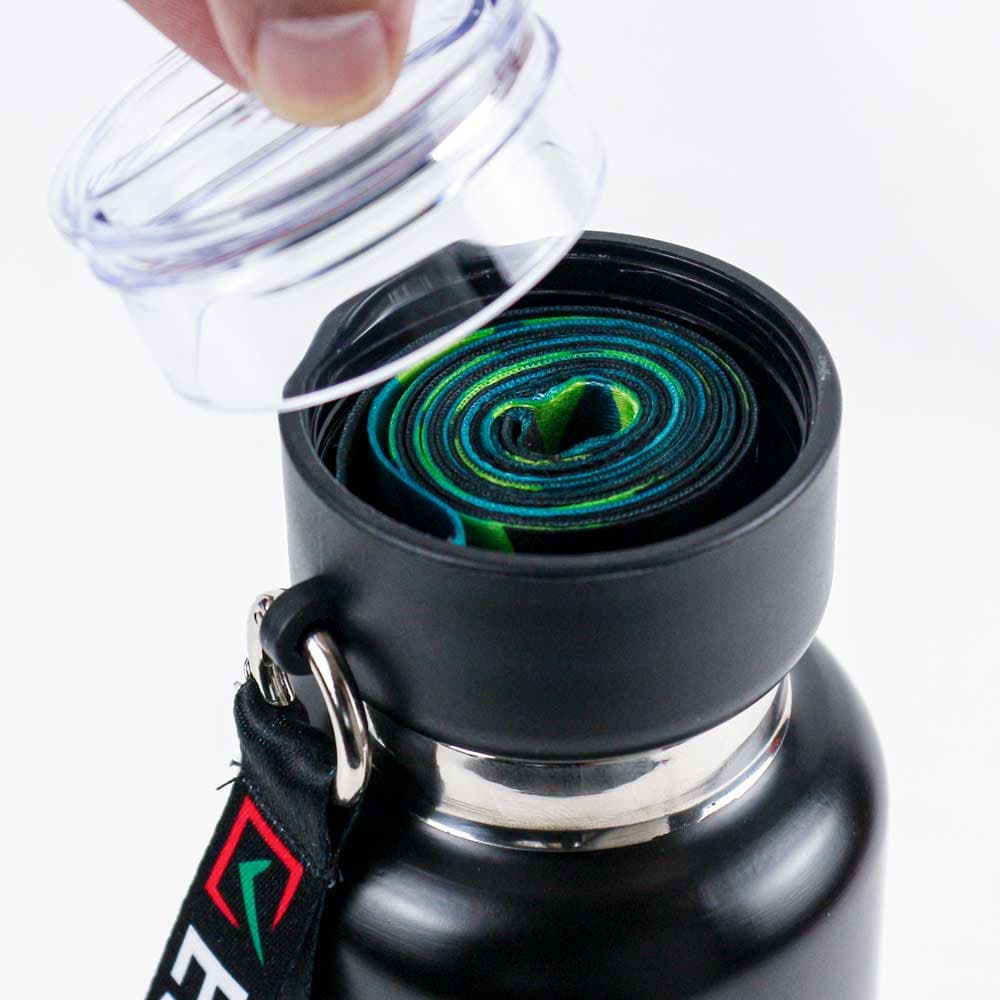 Multi-function SS Bottles, Double Wall, Base Cup, Lanyard – 500ml – image 3