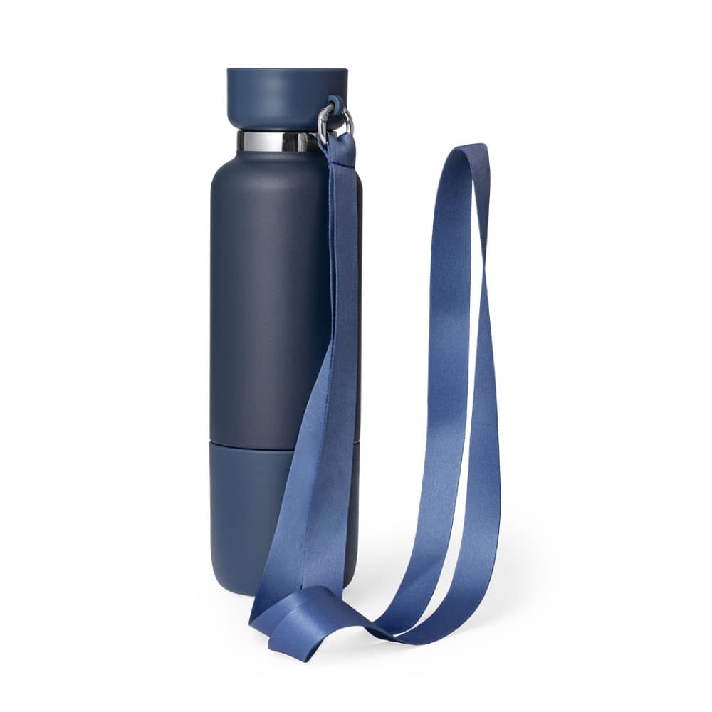 Multi-function SS Bottles, Double Wall, Base Cup, Lanyard – 500ml – image 5
