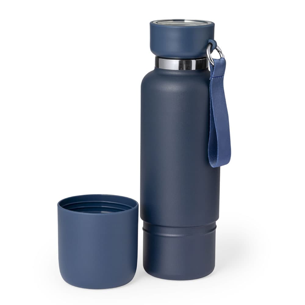 Multi-function SS Bottles, Double Wall, Base Cup, Lanyard – 500ml – image 6