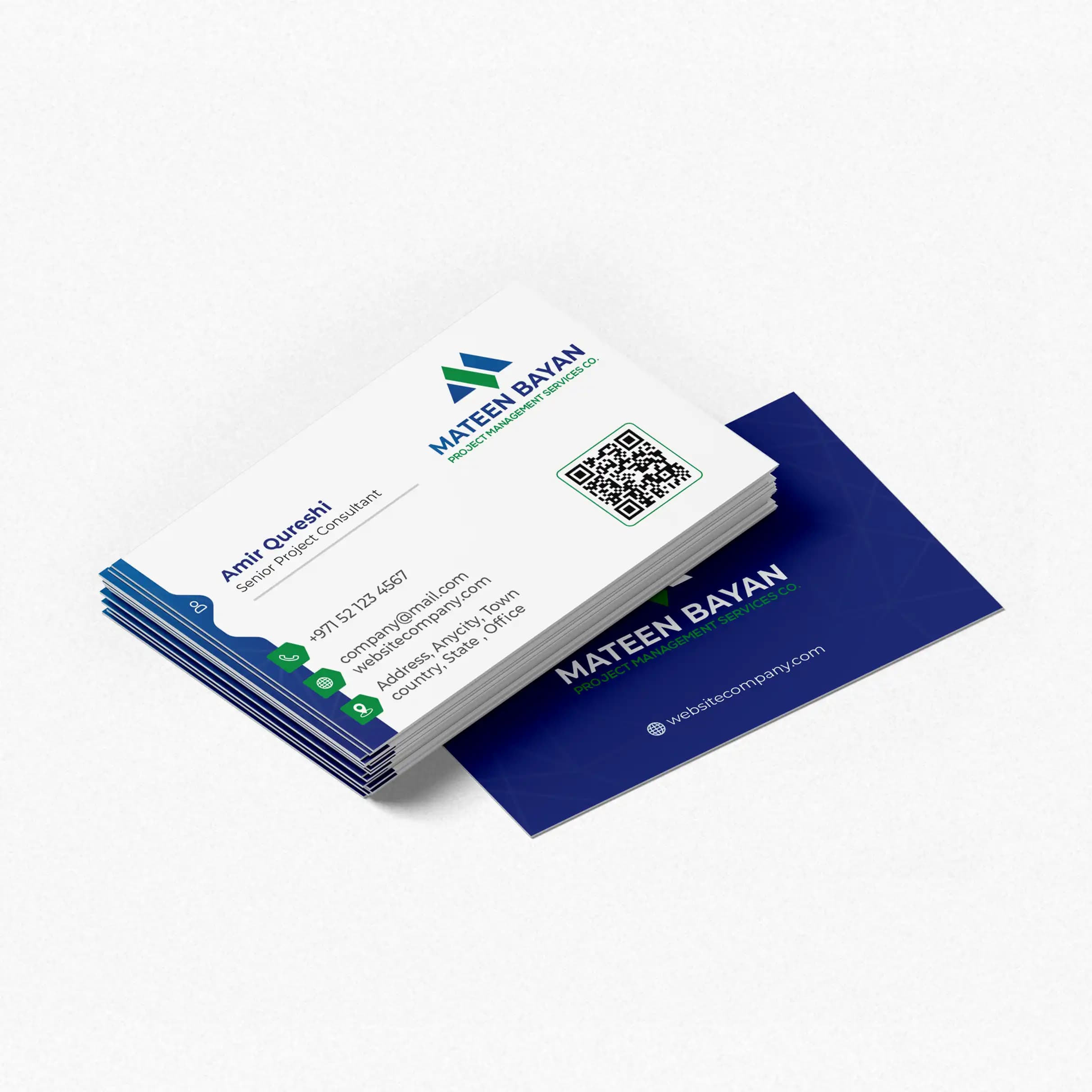 350gsm Matte Laminated Business Cards – image 1