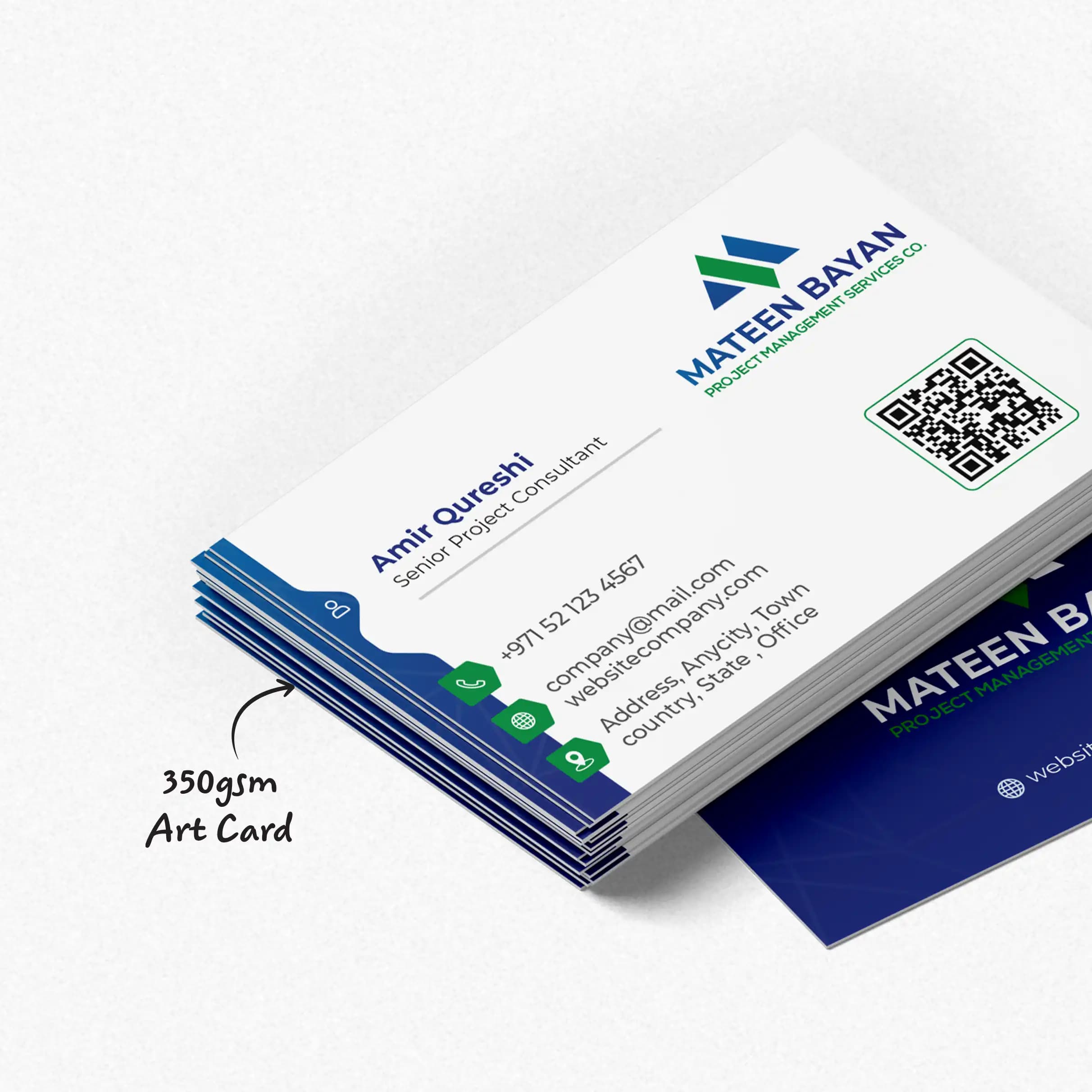350gsm Matte Laminated Business Cards – image 2