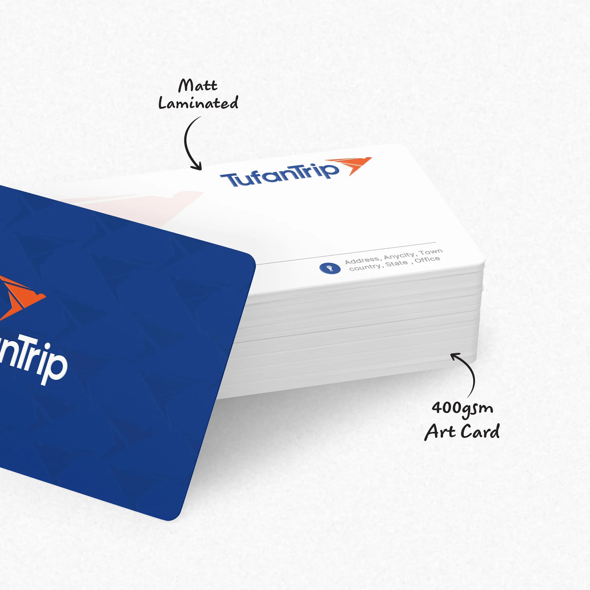 Spot UV Round Corner Business Cards (400gsm) – image 2