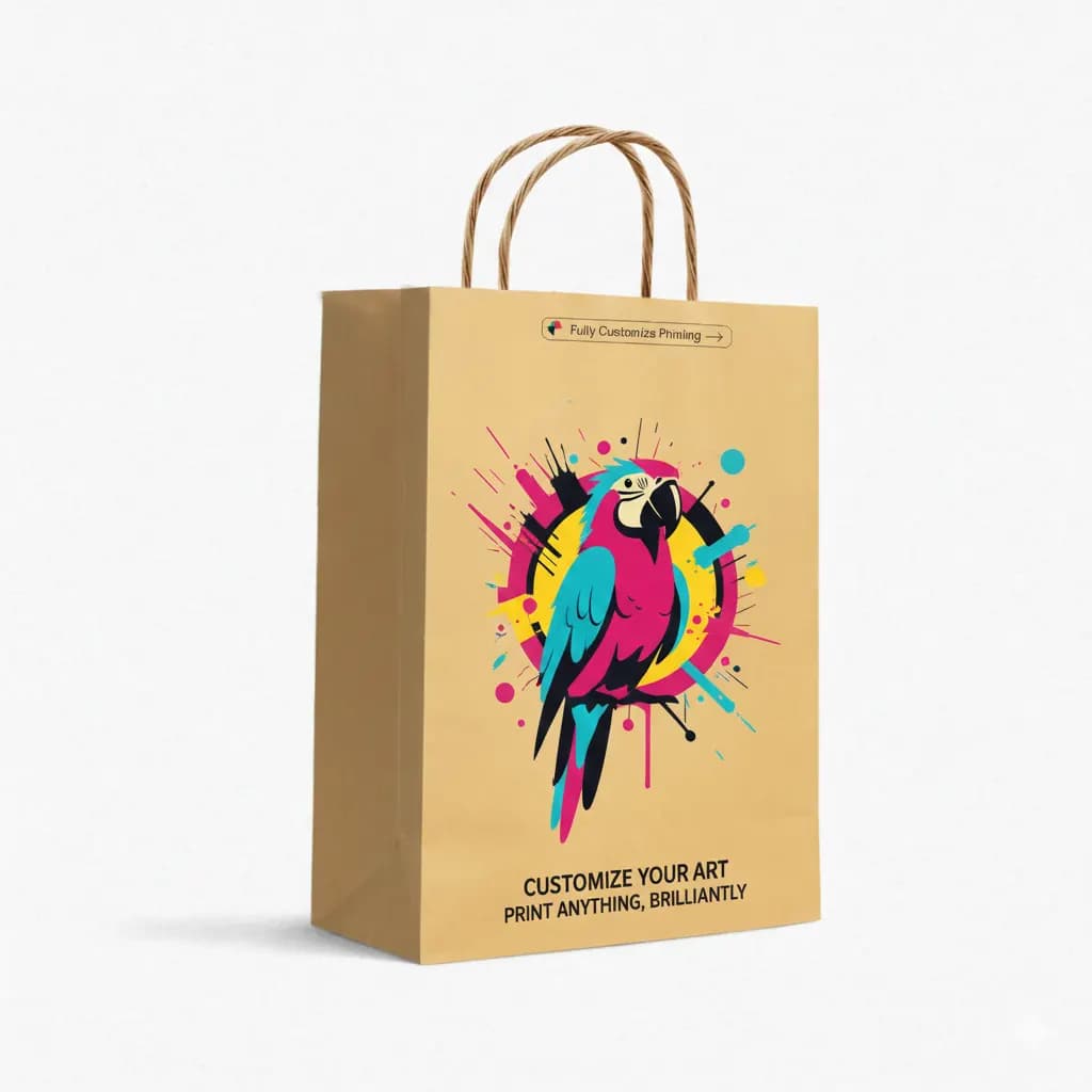 Kraft Paper Bag (28x31.5x15 cm) – image 3