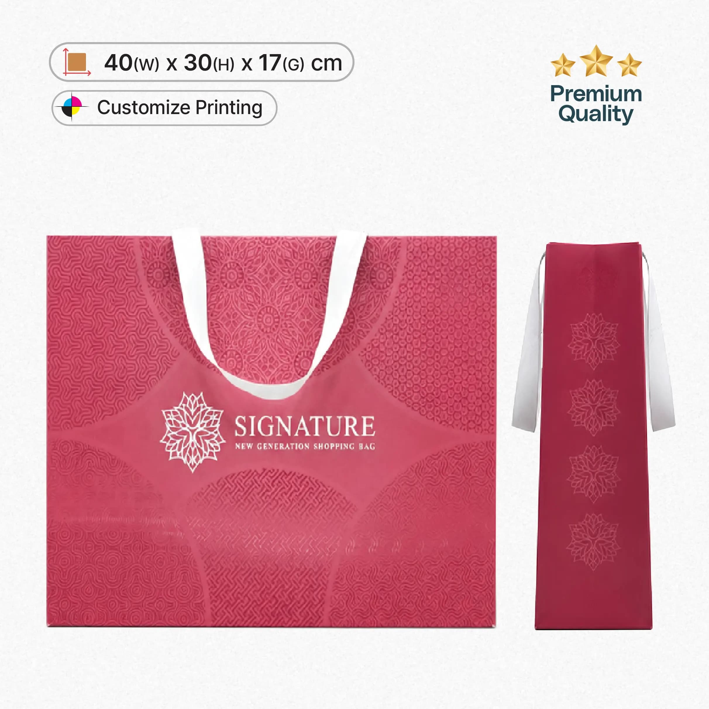 Corporate Gift Bag - 40x30x17cm – Luxury Paper Bags – product photo