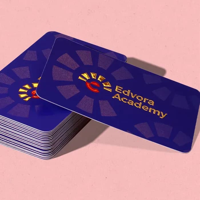 Thick Premium 3D UV Foil Business Cards (Double Pasted) – image 3