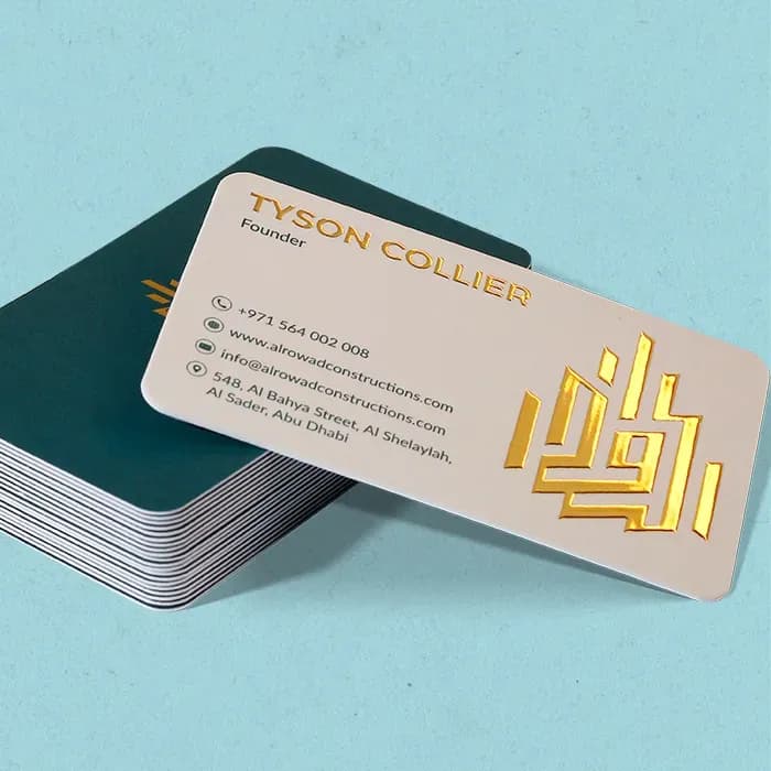 Premium 3D Foil Business Cards (Double Pasted) – image 2