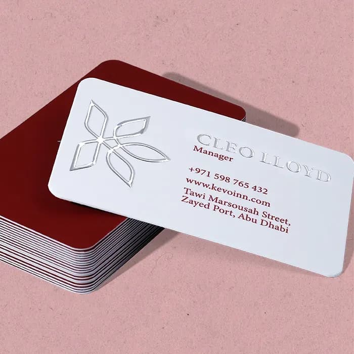 Premium 3D Foil Business Cards (Double Pasted) – image 1