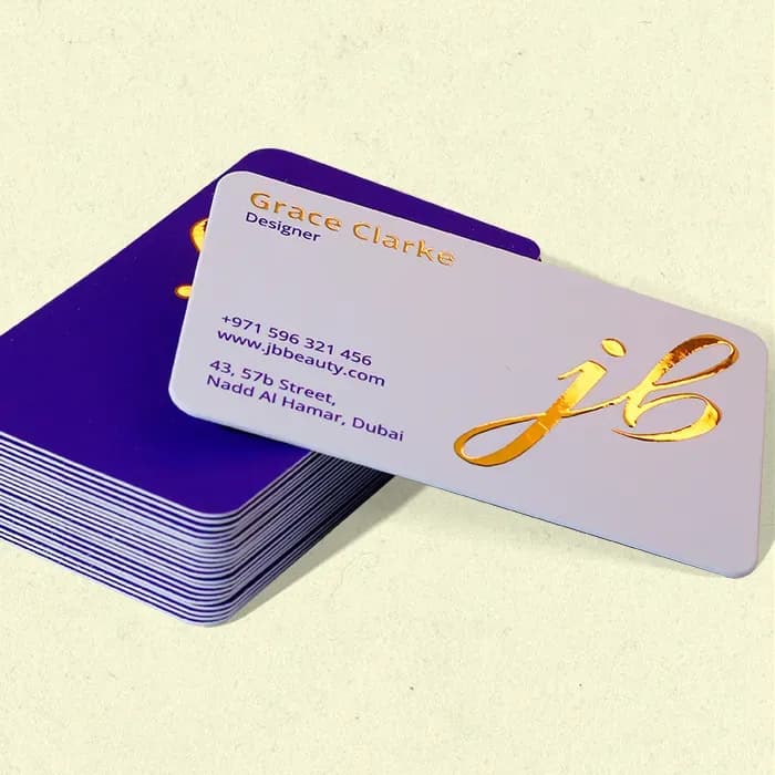 Premium 3D Foil Business Cards (Double Pasted) – image 3
