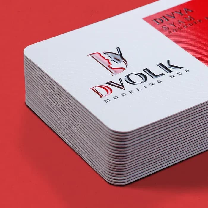 Thick Premium 3D UV Business Cards (Double Pasted) – image 2