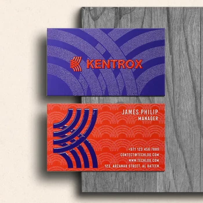 Premium 3D Spot UV Business Cards (350gsm Matte Laminated) – image 5