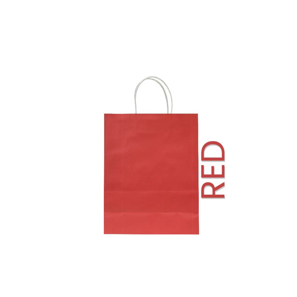 Red Kraft Paper Bags, Multiple Sizes – image 3