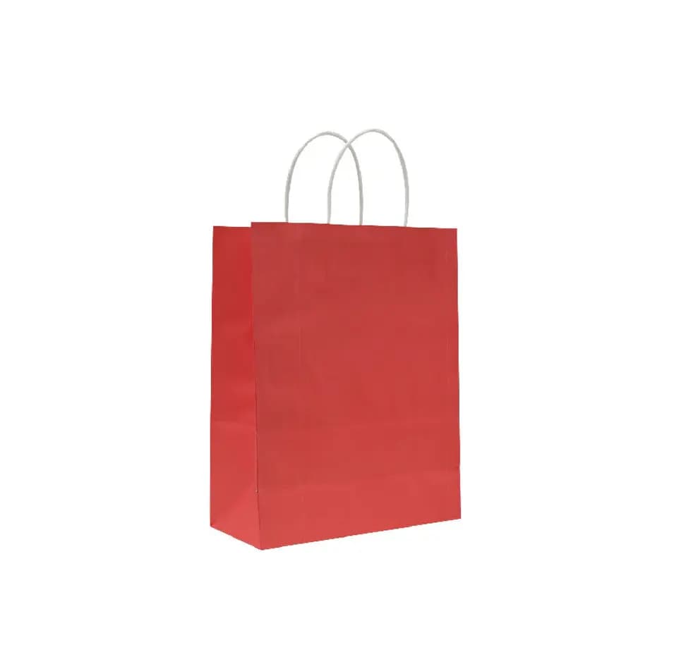 Red Kraft Paper Bags, Multiple Sizes – image 4