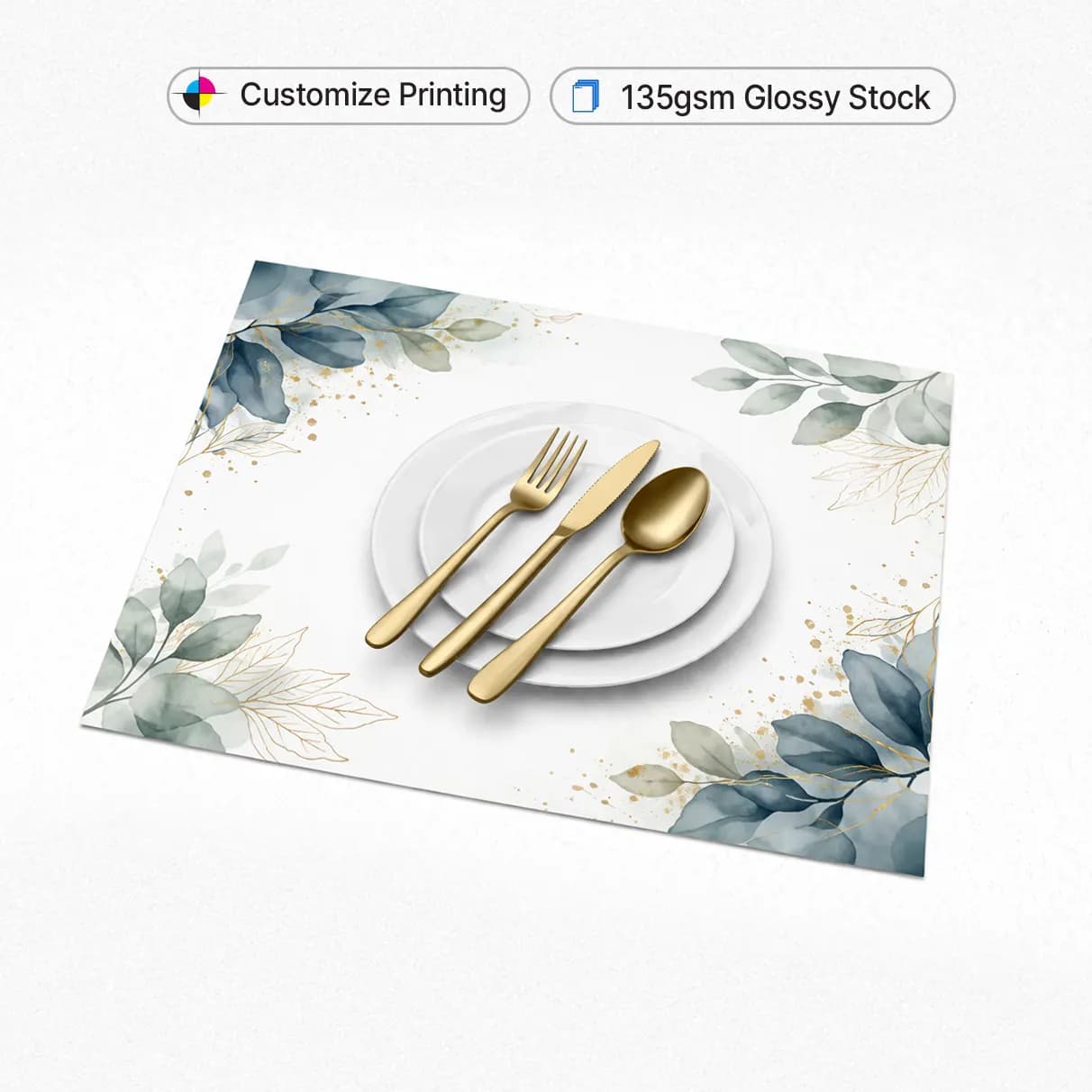 Custom Table Mat (Glossy 135gsm) – Table Mats – product photo