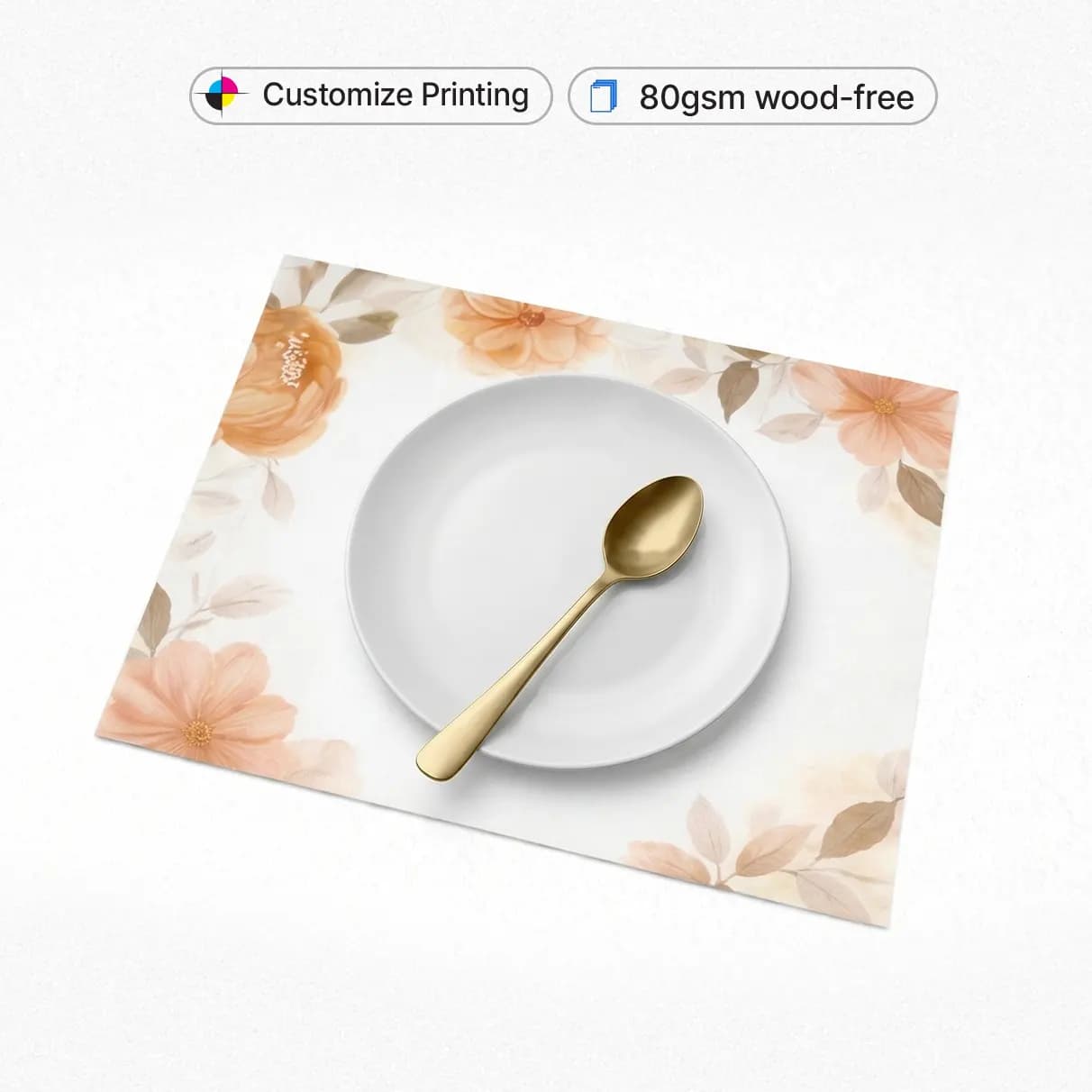 Custom Table Mat (Wood Free 80gsm) – Table Mats – product photo