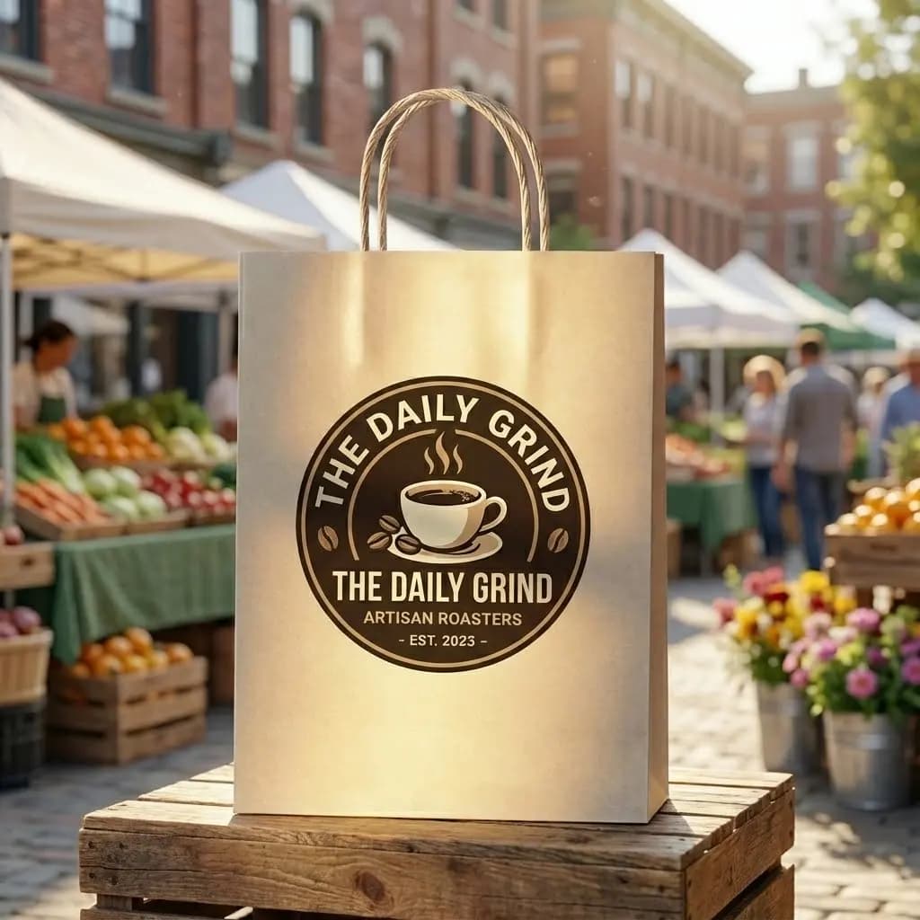 Kraft Paper Bag (24x32x12 cm) – image 5